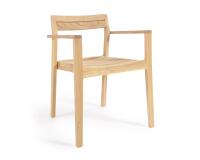 Silla de exterior Victoire de madera maciza de teca
