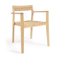 Silla de exterior Victoire de madera maciza de teca