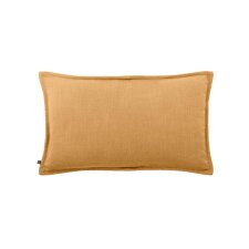 Housse de coussin Blok en lin moutarde 30 x 50 cm