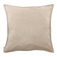 Housse de coussin Blok en lin beige 60 x 60 cm