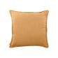 Blok cushion cover in mustard linen, 45 x 45 cm