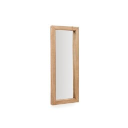 Maden wooden mirror with a natural finish 50 x 120 cm