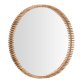 Miroir Polke en teck