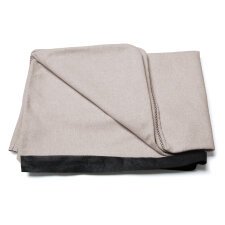 Dyla hoofdbordhoes in beige voor 90 cm bedden