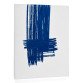 Tableau abstrait Sagaro blanc et bleu 80 x 100 cm