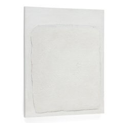 Lienzo abstracto Rodes blanco 80 x 100 cm