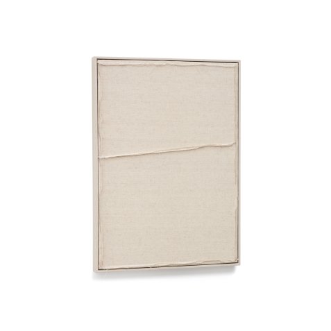 Maha white wall hanging with horizontal line 52 x 72 cm