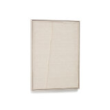 Maha white wall hanging with vertical line 52 x 72 cm