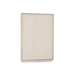 Cadre Maha blanc avec ligne verticale 52 x 72 cm