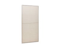 Cuadro Maha blanco con línea horizontal 110 x 220 cm