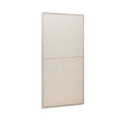 Cuadro Maha blanco con línea horizontal 110 x 220 cm