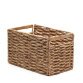 Words basket made from natural fibres with a natural finish