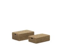 Set Tossa de 2 cajas de fibras naturales 57 x 36 cm / 60 x 40 cm