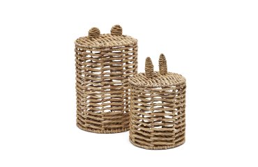 Set Venezia de 2 cestas infantiles de fibras naturales 40 cm / 50 cm