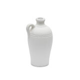 Vase Palafrugell en terre cuite finition blanche 36,5 cm