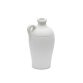 Palafrugell terracotta vase in white, 36.5 cm