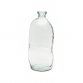 Brenna vase in 100% recycled transparent glass, 73 cm