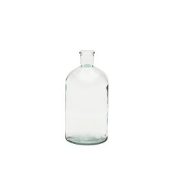DE_Vase Brenna en verre transparent 100% recyclé 28 cm