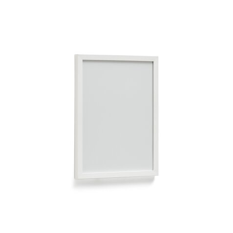 Neale wooden photo frame with white finish, 29.8 x 39.8 cm