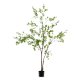 Arbre artificiel Enkianthus avec pot de fleur noir 214 cm