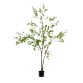 Arbre artificiel Enkianthus avec pot de fleur noir 214 cm