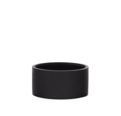 Macetero Aiguablava de cemento negro Ø 62 cm