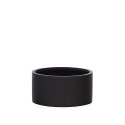 Aiguablava plant pot in black cement, Ø 62 cm