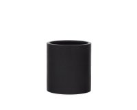 Macetero Aiguablava de cemento negro Ø 52 cm