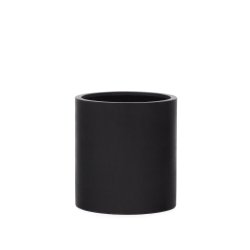 Aiguablava plant pot in black cement, Ø 52 cm