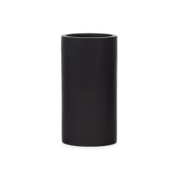 Macetero Aiguablava de cemento negro Ø 42 cm
