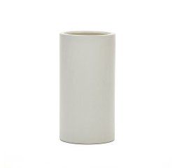Macetero Aiguablava de cemento blanco Ø 42 cm
