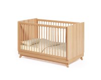 Cuna evolutiva Maralis de madera maciza de haya 70 x 140 cm