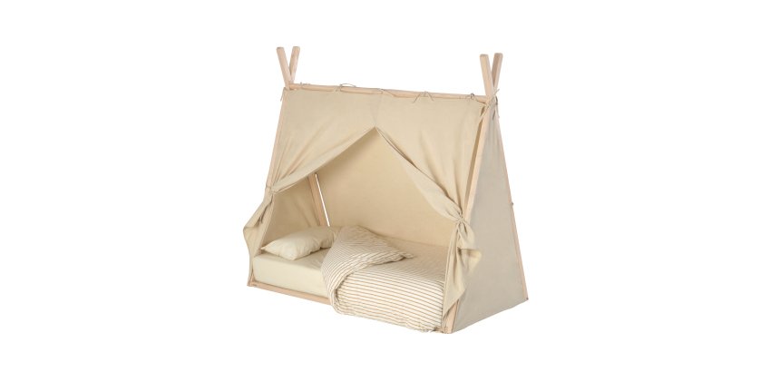 Toile 100% coton pour lit tipi Maralis 70 x 140cm