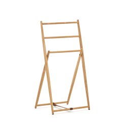 Roxana towel rack in solid teak, 50 x 95 cm