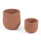 Simi set of 2 terracotta plantpots Ø 34 cm / Ø 50 cm