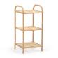 Ormela rattan shelving unit with natural finish, 40 x 80 cm