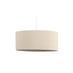 Lampenkap voor hanglamp Nazli klein van linnen met beige afwerking Ø 50 cm