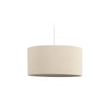 Abat-jour suspension petit Nazli en lin finition beige Ø 40 cm