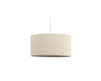 Pantalla para lámpara de techo pequeño Nazli de lino con acabado beige Ø 40 cm