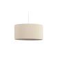 Nazli small linen ceiling light shade with beige finish Ø 40 cm