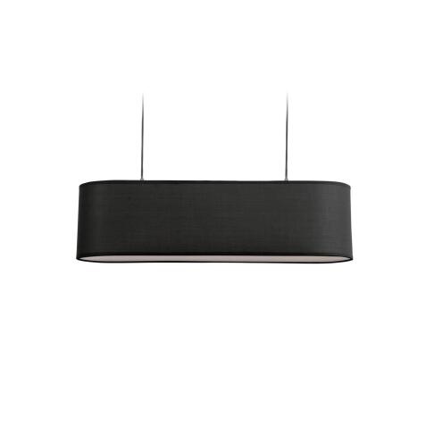 Abat-jour suspension Palette noir 20 x 75 cm