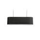 Abat-jour suspension Palette noir 20 x 75 cm