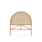 Quiterie round rattan headboard with a natural finish, 90 cm