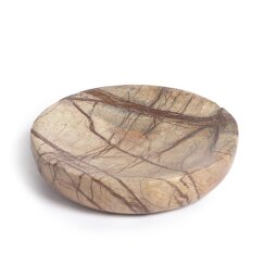 Spalsh beige marble soap dish