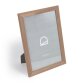 Large Nazira photo frame in wood with dark finish 34 x 25 cm