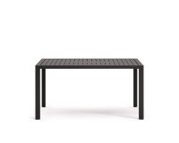 Mesa de exterior Culip de aluminio con acabado gris 150 x 77 cm