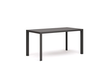 Table d'extérieur Culip - structure aluminium grise L 150 x P 77 cm