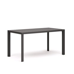 Table d'extérieur Culip - structure aluminium grise L 150 x P 77 cm