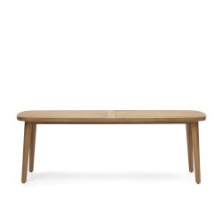 Mesa 100% exterior Maset de madera maciza de eucalipto 220 x 100 cm FSC