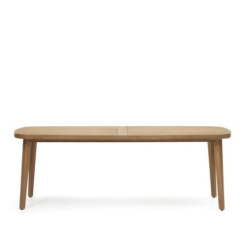 Maset 100% outdoor suitable table in solid eucalyptus wood, 220 x 100 cm, FSC